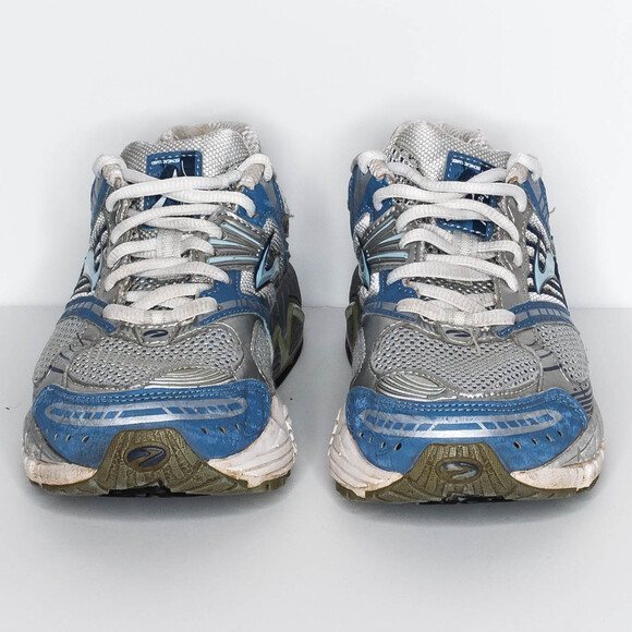 Brooks Sneakers Ariel 11 Running Shoes Y2K Retro Chunky Athleisure Gray Blue 7 - Picture 3 of 7